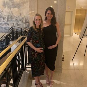 FARM Rio Multicolor Patterned Long Sleeve Dress